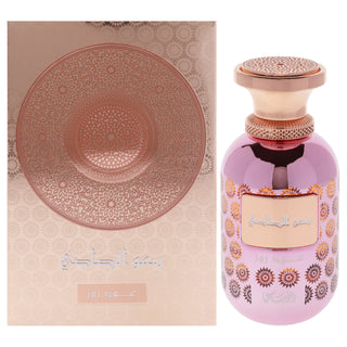 Somow Al Rasasi Lamaan Collection Oud Rose for Women - 3.38 oz EDP Spray