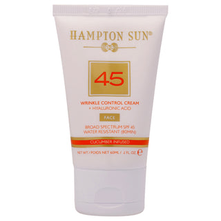 Hampton Sun Wrinkle Control Face Cream SPF 45 - 2 oz Cream for Unisex