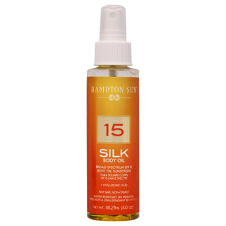 Silk Body Oil SPF 15 by Hampton Sun for Unisex - 4 oz Oil