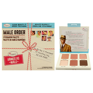 The Balm Male Order Domestic Eyeshadow Palette for Women - 0.46 oz Eye Shadow