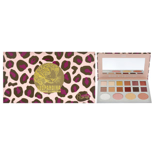Leopardina Eyeshadow and Highlighter Palette by Rude Cosmetics for Women - 1.031 oz Makeup