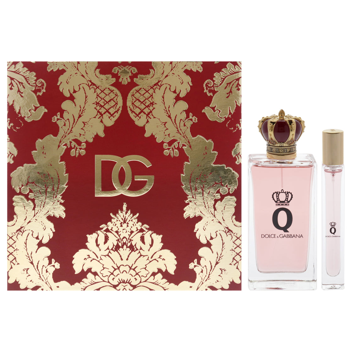 Q by Dolce and Gabbana for Women - 2 Pc Gift Set 3.3oz EDP Spray, 0.33oz EDP Spray