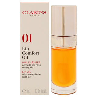 Clarins Lip Comfort Oil - 01 Honey for Women - 0.2 oz Lip Oil