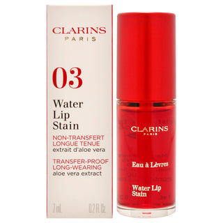 Water Lip Stain - 03 Red Water by Clarins for Women - 0.2 oz Lipstick