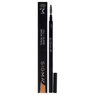 SIGMA Fill Plus Blend Brow Pencil - Light for Women - 0.002 oz Eyebrow Pencil - Long Lasting Formula for Defined Brows