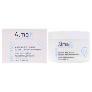Alma K Nutritive Body Butter for Women - 8.4 oz Luxurious Body Butter formula