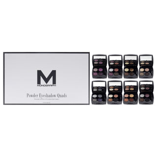 Artis Monograph Collection Powder Eyeshadow Quads Portfolio for Women - 8 x 1.41 oz Eye Shadow
