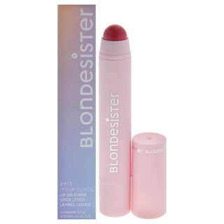 Blondesister 2 in 1 Lip and Cheek Makeup - 01 Soft Pink (0.12 oz) for Women