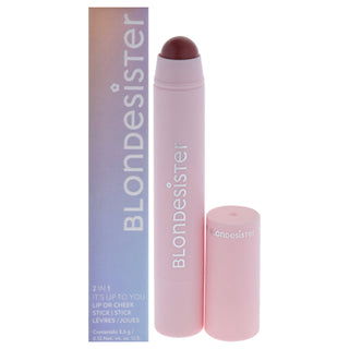 Blondesister 2 in 1 Its Up To You Lip and Cheek - 02 Rosey Beige for Women - 0.12 oz Makeup