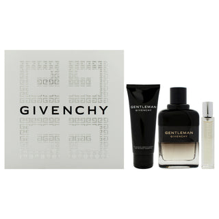 Givenchy Gentleman Gift Set for Men - 3 Pc 3.3oz Boisee EDP Spray, Mini EDP Spray, Shower Gel