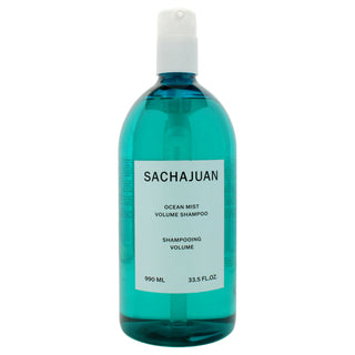 Ocean Mist Volume Shampoo by Sachajuan - 33.5 oz Unisex Shampoo for Weightless Volume and Body