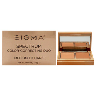 SIGMA Spectrum Color Correcting Duo - Medium To Dark for Women - 0.05 oz Makeup