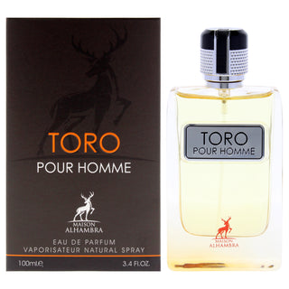 Maison Alhambra Toro Men's Cologne - 3.4 oz Eau de Parfum Spray for Long-lasting Scent