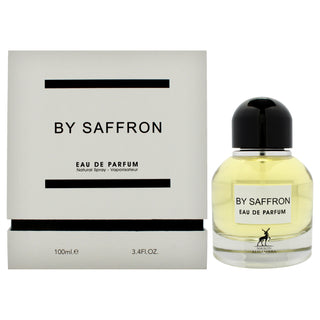 By Saffron by Maison Alhambra for Men - 3.4 oz Eau de Parfum Spray - Sensual and Sophisticated Fragrance