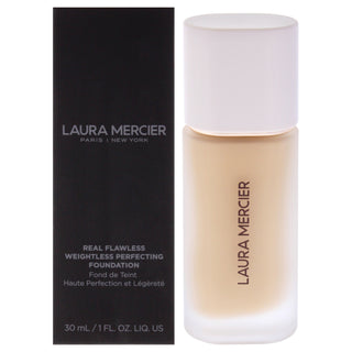 Laura Mercier Real Flawless Weightless Perfecting Foundation - 2W2 Warm Linen for Women - 1 oz Foundation