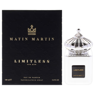 Matin Martin Limitless for Men - 3.4 oz EDP Spray: Captivating Fragrance for Men