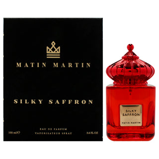 Luxurious Silky Saffron by Matin Martin Eau de Parfum Spray for Men and Women - 3.4 oz