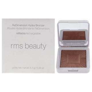 RMS Beauty ReDimension Hydra Powder Bronzer in Bikini Beach for Women - 0.23 oz Blush (Refillable) by RMS Beauty