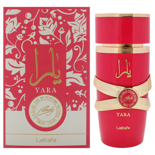 Yara Candy by Lattafa for Women - 3.4 oz EDP Spray: Sweeten Your Day with this Luxurious Fragrance