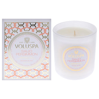 Voluspa The Maison Blanc Collection Classic - Saijo Persimmon Candle for Unisex - 9.5 oz