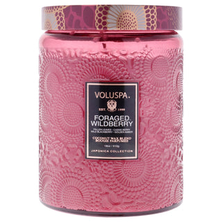 Voluspa Japonica Collection Large Foraged Wildberry Candle for Unisex - 18 oz