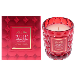 Voluspa Classic Cherry Gloss Candle - 6.5 oz - Unisex Aromatherapy Candle
