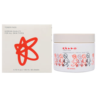 Knspo Toner Pads for Unisex - 60 Count Pads to Refine and Brighten Your Skin