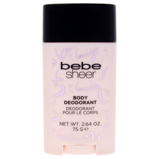 Bebe Sheer by Bebe for Women 2.64 oz Deodorant Stick - Long Lasting Freshness