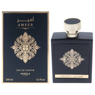 Ameer by Assala Prime for Men - 3.3 oz Eau de Parfum Spray - Long-Lasting Fragrance for Men