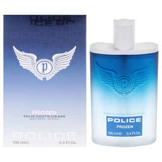 Police Frozen by Police for Men - 3.4 oz EDT Spray: A Chilling Fragrance for the Modern Man