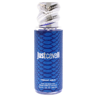 Just Cavalli Hair and Body Mist - Vibrant Aqua by Roberto Cavalli for Women - 8.4 oz Body Mist
