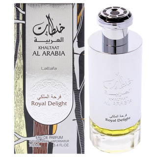 Khaltaat Al Arabia Royal Delight by Lattafa for Men 3.4 oz EDP Spray - Luxurious Fragrance for Men