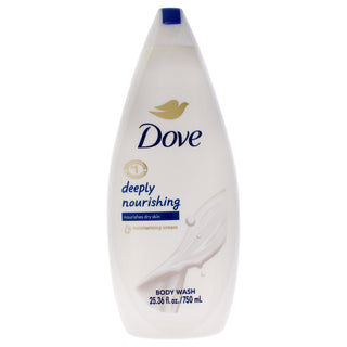 Body Wash - Deeply Nourishing by Dove for Unisex - 25.36 oz Body Wash