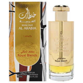 Khaltaat Al Arabia Royal Blends Gold by Lattafa for Unisex - 3.4 oz EDP Spray