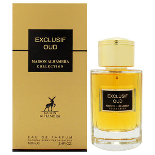 Exclusif Oud by Maison Alhambra for Unisex - 3.4 oz EDP Spray