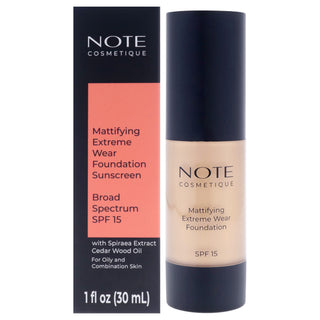 Note Cosmetique Mattifying Extreme Wear Foundation SPF 15 - Medium Beige - 1 oz Foundation for Women