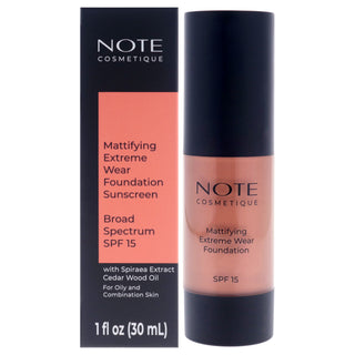 Note Cosmetique Mattifying Extreme Wear Foundation SPF 15 - 108 Terra for Women - 1 oz Foundation