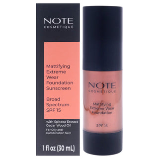 Note Cosmetique Mattifying Extreme Wear Foundation SPF 15 - 110 Smoke for Women - 1 oz