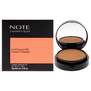 Luminous Silk Cream Powder - 02 Natural Beige for Women - 0.35 oz Powder by Note Cosmetique