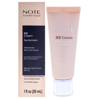 Note Cosmetique Bb Cream SPF 15 - 02 Natural for Women - 1 oz Makeup - Lightweight Coverage for a Flawless Complexion
