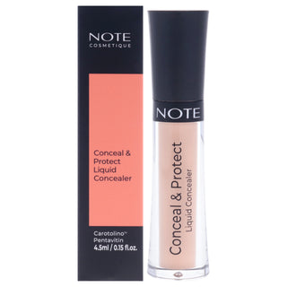 Note Cosmetique Conceal and Protect Liquid Concealer - 06 Ivory for Women - 0.15 oz Concealer