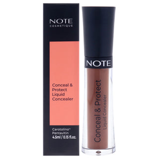 Note Cosmetique Conceal and Protect Liquid Concealer in Espresso - 0.15 oz Concealer for Women