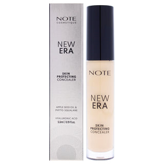 Note Cosmetique New Era Skin Protecting Concealer - 10 Sand for Women - 0.19 oz Concealer, Makeup for Flawless Coverage and Sun Protection