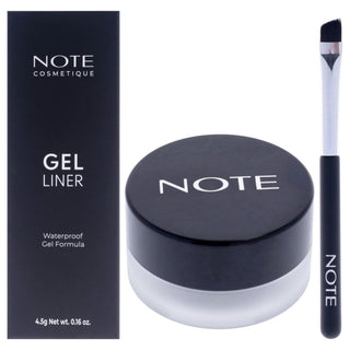 Note Cosmetique Gel Eyeliner - Extra Black for Women - Long-Lasting Waterproof Eyeliner - 0.16 oz