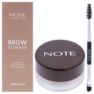 Note Cosmetique Brow Pomade in Mid Brown - 0.16 oz Pomade for Women