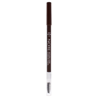 Note Cosmetique Natural Look Eyebrow Pencil - 04 Deep Brown for Women - 0.038 oz Eyebrow Pencil
