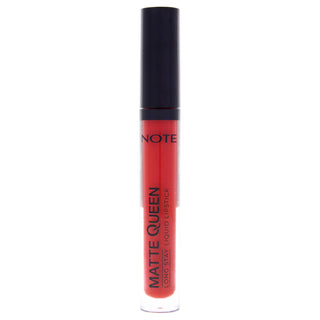 Note Cosmetique Matte Queen Liquid Lipstick in Majestic Red - Long Lasting Lipstick for Women