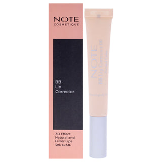 Note Cosmetique BB Lip Corrector 00 for Women - 0.41 oz - Lip Smoothing Corrector by Note Cosmetique