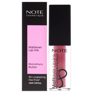 Note Cosmetique Mattever Lip-Ink in Antique Pink - Long Lasting Lipstick for Women