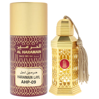 Layl by Al Haramain for Men - 0.4 oz Concentrated Perfume Oil, Exotic and Luxurious Fragrance for Men